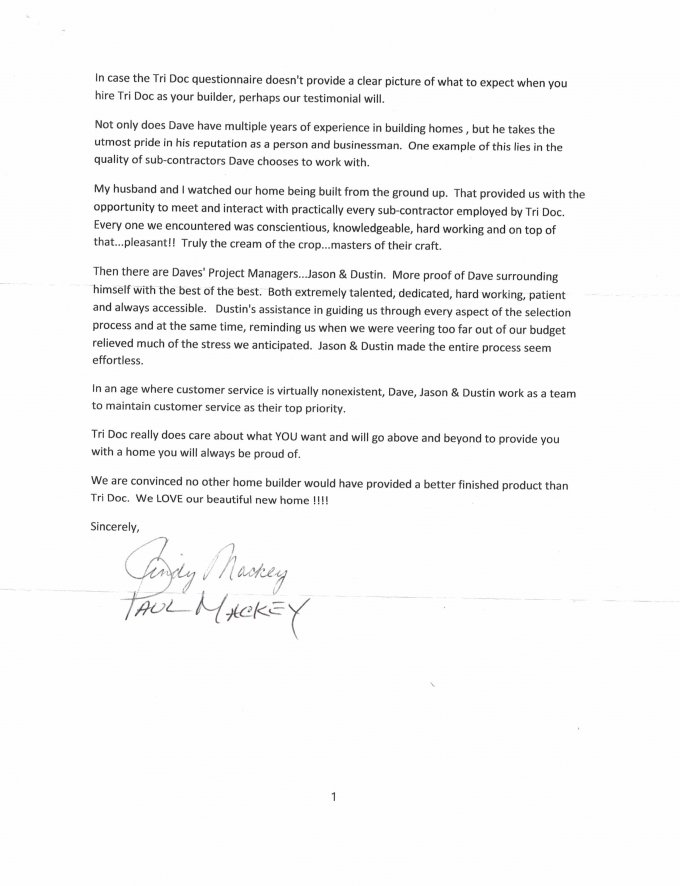 Customer-Letter