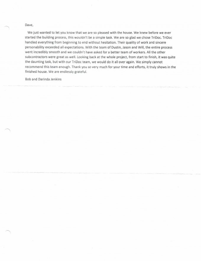 Jenkins Letter